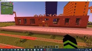 Город в Minecraft | Якко-Уорнерск | #25 Ж/Д вокзал и поликлиника №1