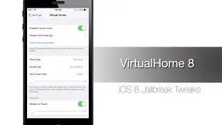 VirtualHome 8 allows you to use Touch ID as the Home Button - iPhone Hacks