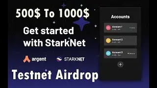 500$ To 1000$ Testnet Airdrop myswap.xyz (StarkNet Testnet).