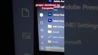 Proper shutdown ng Computer. 
