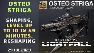 Osteo Striga Level up to 10 Fast - Catalyst Masterwork Fast - Complete the Catalyst in 45 Minutes