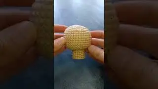 Аминка вяжет: голова перчаточной куклы