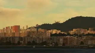 Taking the iniBuilds A300 into Kai Tak