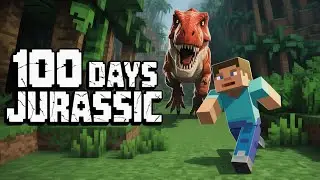 100 DAYS IN JURASSIC MINECRAFT.  MERMAIDS AND SEA CREATURES! PT9