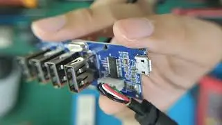 VLOG EN: ORICO W5P U2 4 PORT USB 2.0 HUB MTT DISASSEMBLY / TEARDOWN