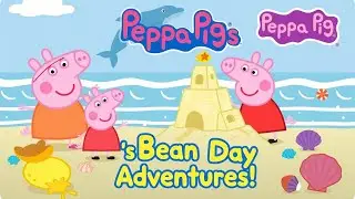 🌟 Peppa Pig’s Beach Day Adventures! 🏖️🐷💦