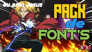 PACK de FONTES - Punhozinho