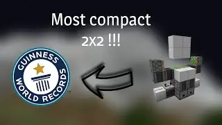 Most Compact 2x2 Hipster Piston Door | Minecraft 1.19