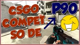 COMPETITIVO SÓ DE P90 NO CS:GO - O CHORO FOI TENSO!!!