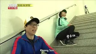 [Running Man Ep. 131] Lee Kwang soo falls behind and eliminated by Si Young