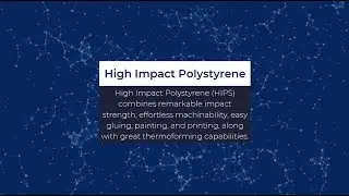 Henniker Plasma Materials Library - High Impact Polystyrene (HIPS)