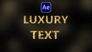 Shiny Luxury Text Style | After Effects Tutorial