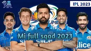 Mumbai Indians full sqad 2023 | IPL 2023 | Mi team after auction | Rohit Sharma | Camron green