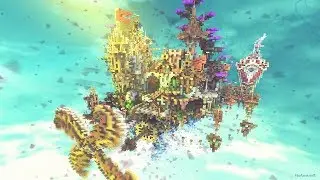 Minecraft Steampunk sky lobby - Ives
