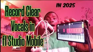 How to record clean and clear vocals on fl Studio Mobile as a beginner with just your earpies