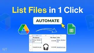 How To List Files From a Google Drive Folder in Google Sheets (No Code)