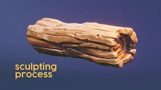 Sculpting Fantasy / Fairy TREE TRUNK in Blender 3D