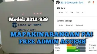 How to Admin Access Globe at Home B312-939 Model