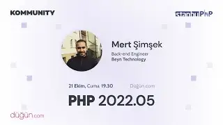 Symfony Messenger ile CQRS Prensibi, Mert Şimşek - PHP 2022.05