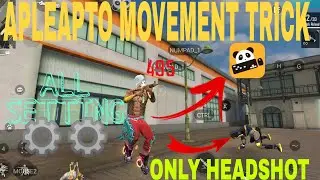 ⌨️🖱panda mouse pro best setting⚙️/perfect aim locking trick/only headshot setting⚙️⚙️/#freefire