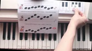 Игра на графическое чтение нот «Собачки»