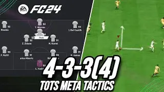 POST PATCH Broken META Tactics! Best 433(4) Custom Tactics EA FC 24