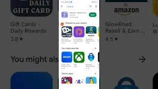 REWARDX BEST APP FOR FREE GOOGLE PLAY REDEEM CODE  #shorts