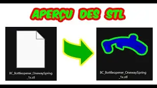 Avoir la prévisualisation 3d d'un STL dans WINDOWS (jusqu'au 11)