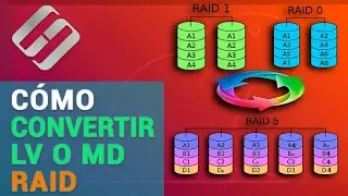 ¡Optimiza tu almacenamiento! Guía completa para convertir LV o MD RAID1 y 0 a RAID5 sin perder datos