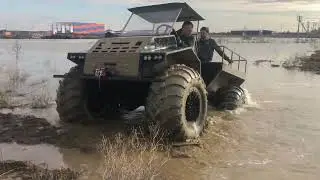 Вездеход Тайга 2 плавучесть