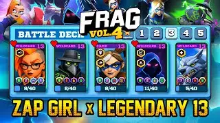 Zap Girl x Legendary 13 Deck Gameplay 🔥💥 Frag Pro Shooter