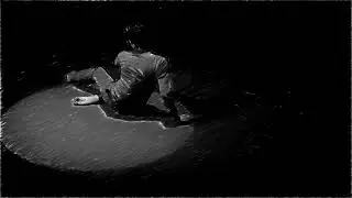 performance dance in the shadow  - sketch style - MagicVideoArt