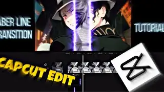 Saber Line Transition Tutorial | Capcut Tutorial