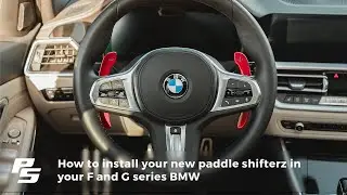 Learn how to install your new paddle shifters in your BMW G Series