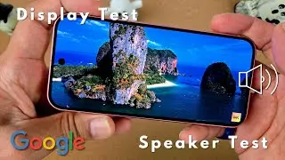 Google Pixel 9 Display and Speaker Test