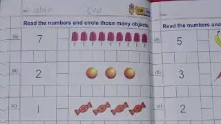 Lkg Maths - Number and circle those many objects