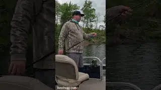 Shane Gets Frazzled Losing a Bass During a Competition #bass #bassfishing #fishing #funny #basshogg