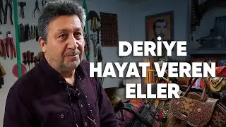 DERİDEN EL EMEĞİ AKSESUAR YAPIMI (Ebrulu Deri Cüzdan Yaptık)