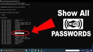 How to Retrieve All Wi-Fi Passwords Using CMD on Windows 10