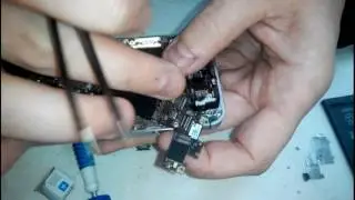 iphone 4s разборка и замена фронтальной  камеры
