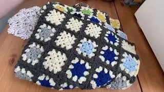 Вязание в январе 2024. Начала temperature blanket. Планы строить бесполезно!