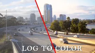 Create Cinematic Color in your Footage | Log to Linear |After Effect Tutorial