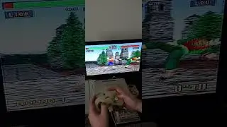 Playing Virtua Fighter 2 (JP) with a Model 2 Console/Controller (JP)
