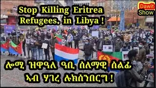 New Eritrean 13/11/2012 ዓቢ ሰለማዊ ሰልፊ ኣብ ሃገረ ሉክሰንበር # Stop Killing Eritrea Refugees in Libya