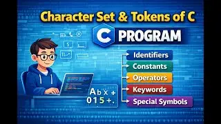 04  Character set and Tokens in C programming | C Programming Tutorials For Beginners