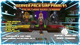 SERVER SIAP PAKAI MINECRAFT BEDROCK POCKETMINE | SUDAH SUPPORT VERSI TERBARU!!!