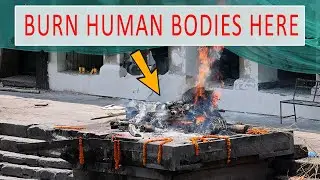Burn Human Body | Animal Sacrifice | Smoking Weed #travel #Kathmandu #nepal #burn #human #body
