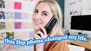 why & how i use a flip phone in 2022 (sunbeam wireless daisy)