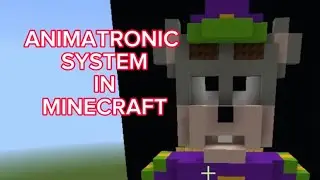 MINECRAFT Chuck E. Cheese animatronic system Tutorial!