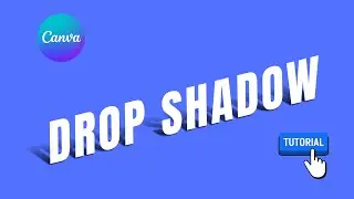 Canva Tips and Trick Drop Shadow Effect